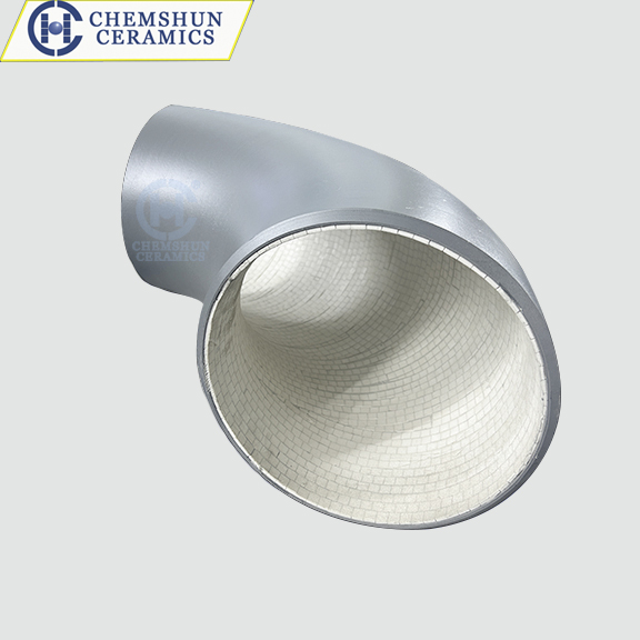 alumina ceramic lined elbow