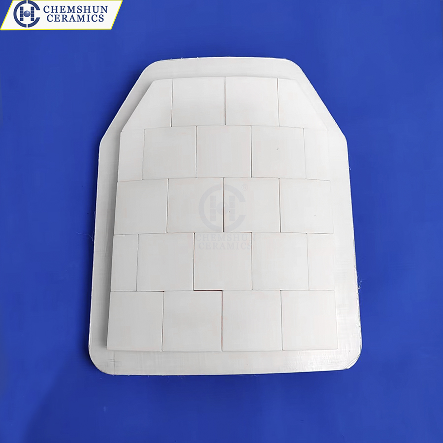 Placa antibalas de cerámica con 99 % de alúmina