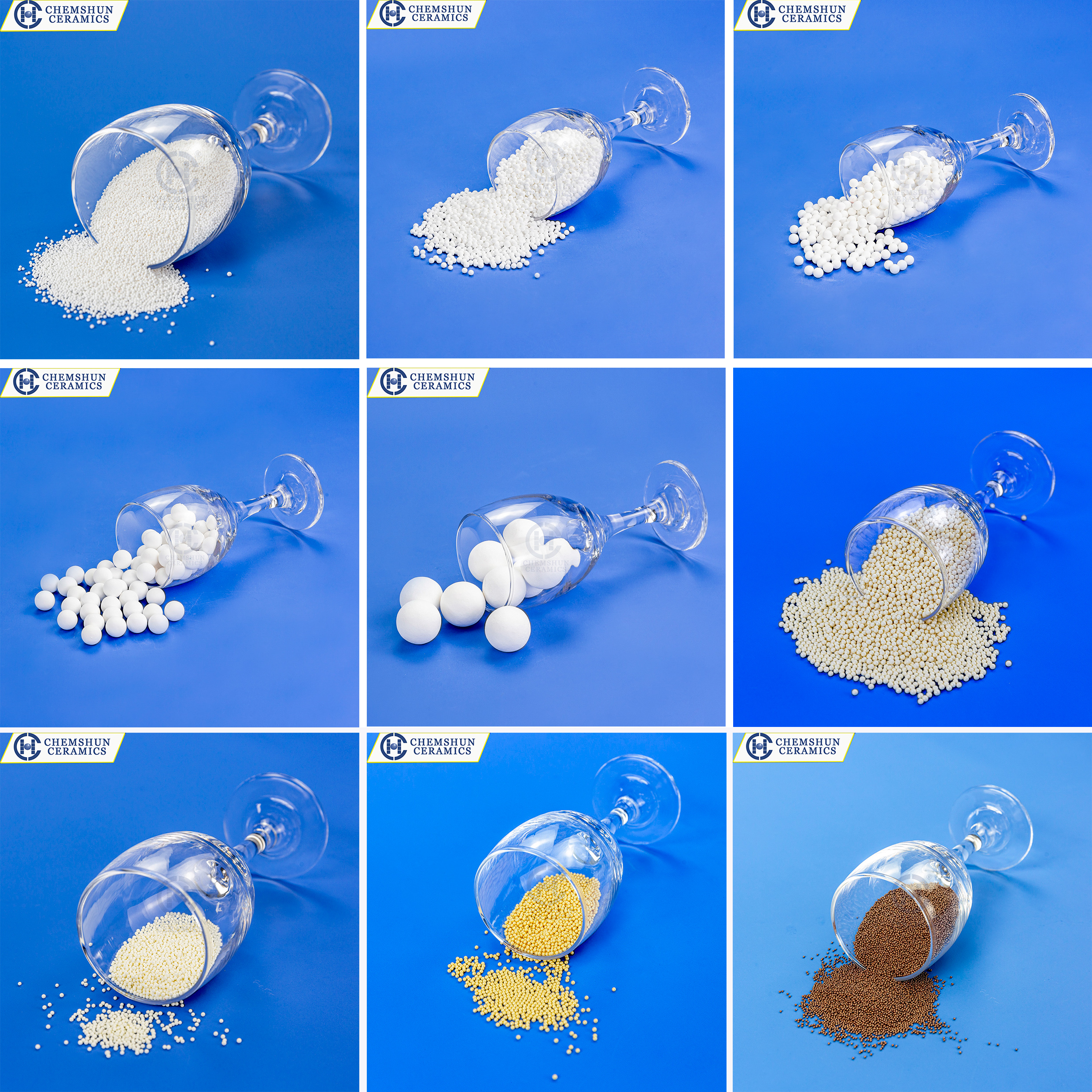 Ceramic grinding balls and ceramic beads