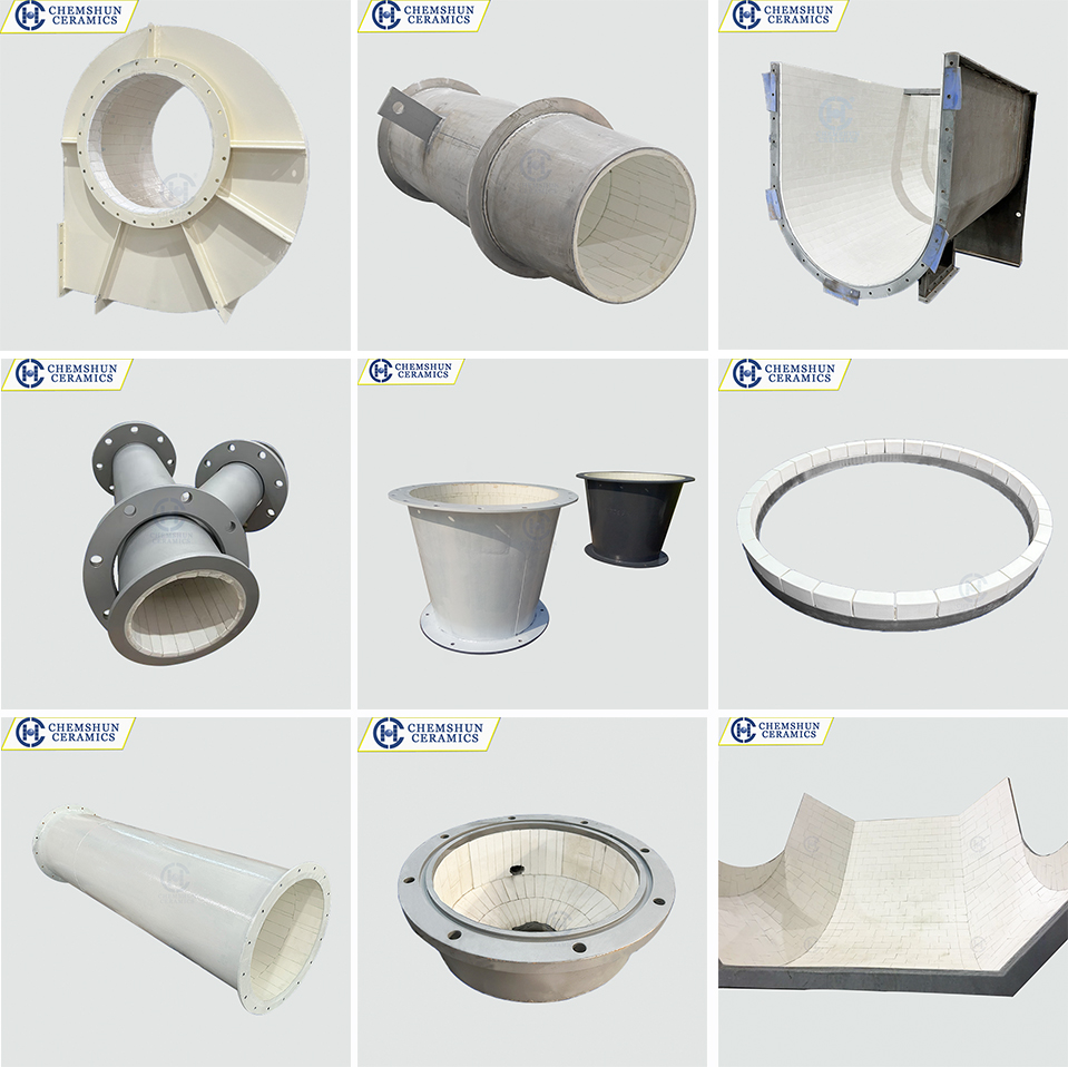 Application of Alumina Ceramic Tiles in Conveying Pipelinesuipment 5